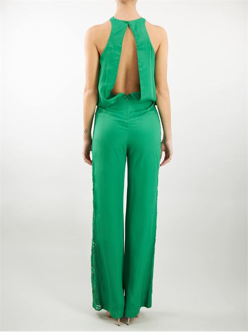Georgette jumpsuit with lace Ermanno by Ermanno Scervino ERMANNO BY ERMANNO SCERVINO | Suit | D44EP079EL0MF334
